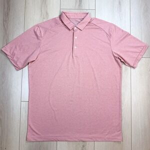 Golf Eagle Men's Polo Shirt Pink Heather XXL Short‎ Sleeve Collared Casual Golf